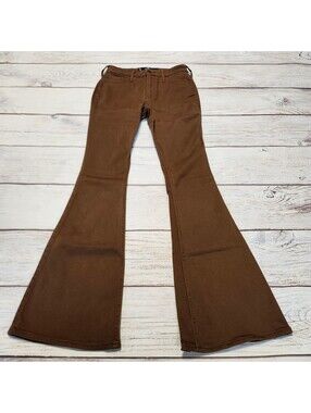 Hollister Women's Brown Flared Jeans Size 25x32